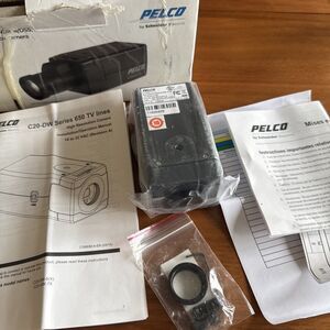 Pelco C20-DW-6 Rev A High Resolution WDR w/DSS Box Camera by Schneider Electric